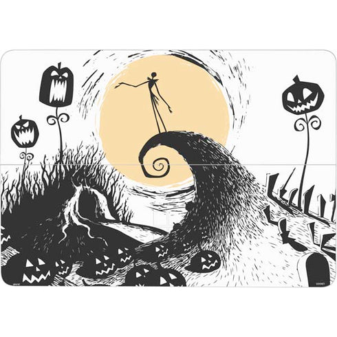 Disney The Nightmare Before Christmas Jack on Spiral Hill Art Surface Laptop Studio Skin